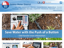 Tablet Screenshot of goletawater.com